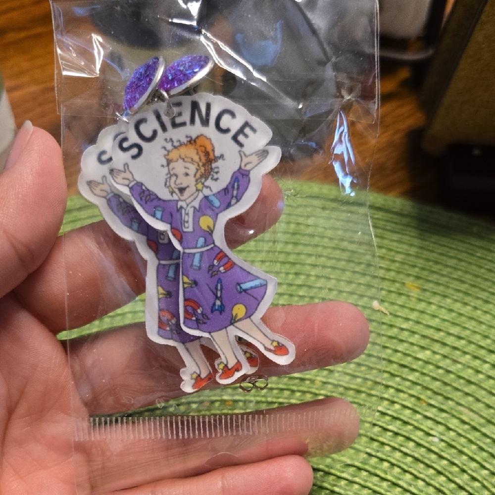 Mrs. Frizzle Earrings